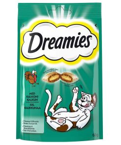 DREAMIES KATTGODIS KALKON 60GR